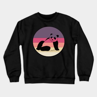 lazy panda Crewneck Sweatshirt